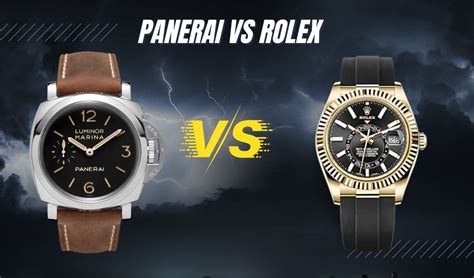 Panerai watch vs Rolex watch